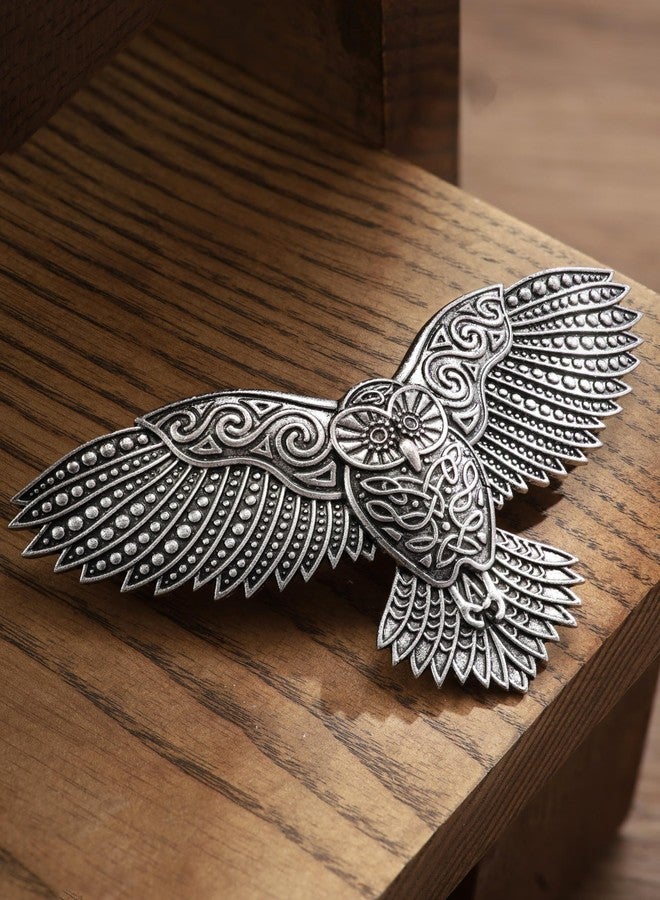 HAQUIL Vintage Antique Celtic Owl Hairpin Hair Stick Barrette Hair Accessory for Women - Image 2